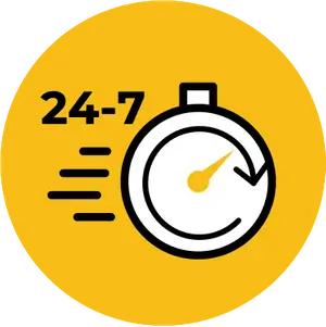 24-7 - Lightning fast installation
